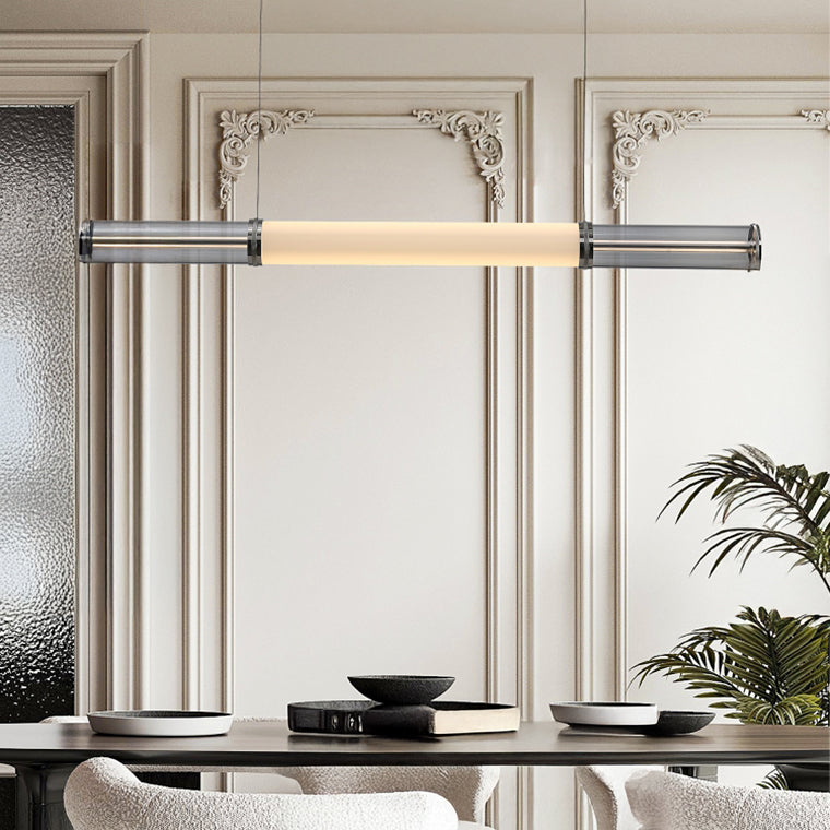 TIMPA Linear Chandelier by Lampadom - close-up
