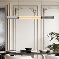 TIMPA Linear Chandelier by Lampadom - angle view