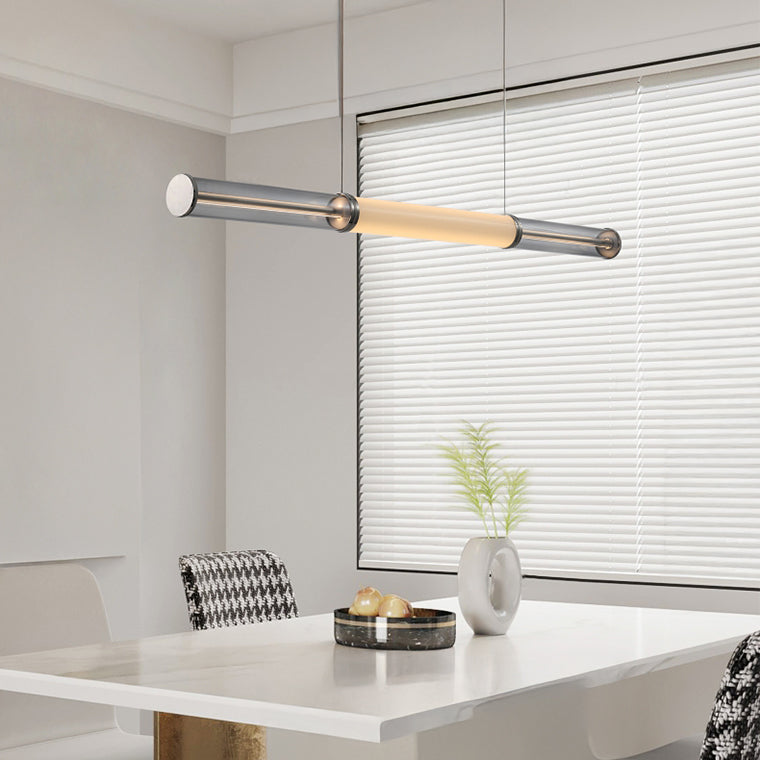 TIMPA Linear Chandelier by Lampadom - side view