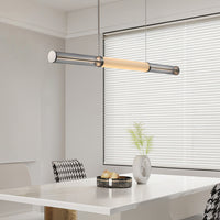TIMPA Linear Chandelier by Lampadom - side view