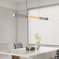 TIMPA Linear Chandelier by Lampadom - close-up