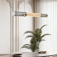 TIMPA Linear Chandelier by Lampadom - scale reference