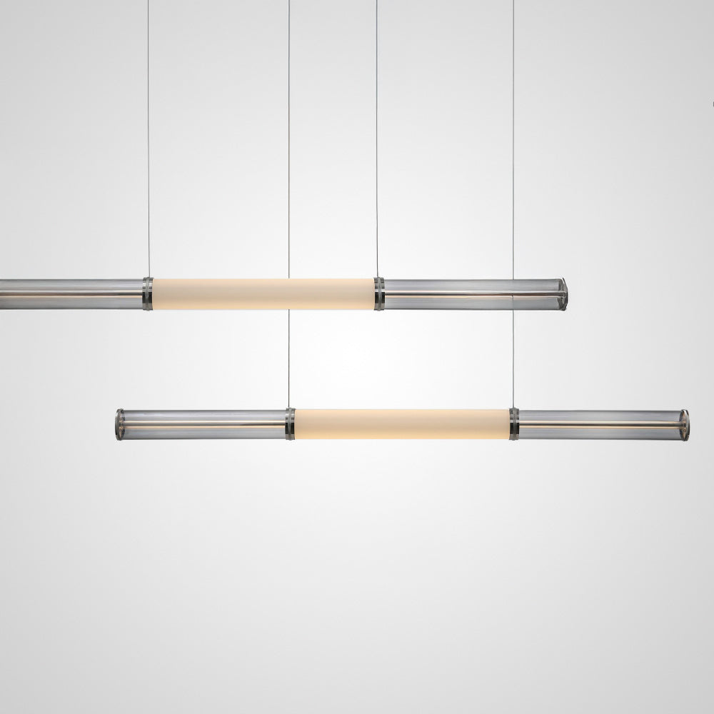 TIMPA Linear Chandelier by Lampadom - scale reference