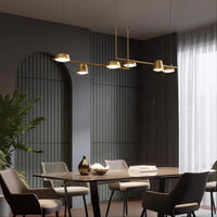 TOIVOLA Linear Chandelier by Lampadom - detail view
