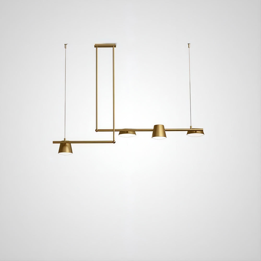 TOIVOLA Linear Chandelier by Lampadom - top view