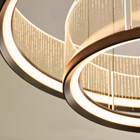 TOLETUS B Ring Chandelier by Lampadom - side view