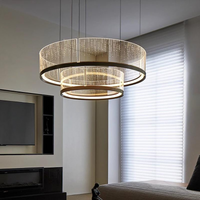 TOLETUS B Ring Chandelier by Lampadom - side view