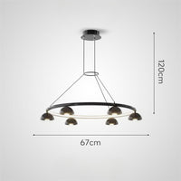 TORBERG Ring Chandelier by Lampadom - close-up