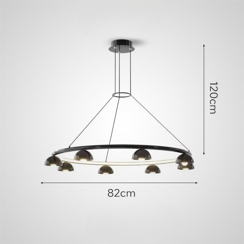 TORBERG Ring Chandelier by Lampadom - detail view