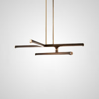 TORDIS Linear Chandelier by Lampadom - close-up