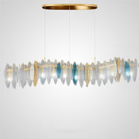 RISSA-B WAVE Linear Chandelier by Lampadom - view 6