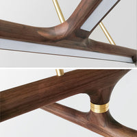 TORDIS Linear Chandelier by Lampadom - top view
