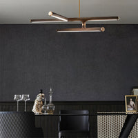 TORDIS Linear Chandelier by Lampadom - close-up