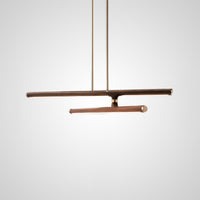 TORDIS Linear Chandelier by Lampadom - angle view