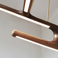 TORDIS Linear Chandelier by Lampadom - scale reference