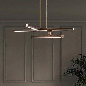 TORDIS Linear Chandelier by Lampadom