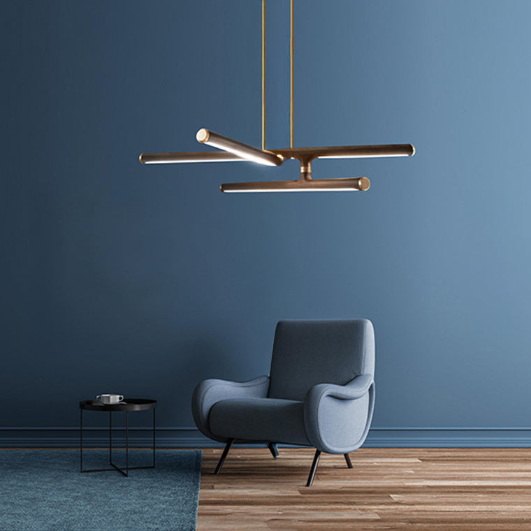 TORDIS Linear Chandelier by Lampadom - detail view