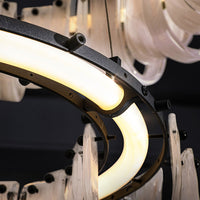 TORKILD Ring Chandelier by Lampadom - scale reference