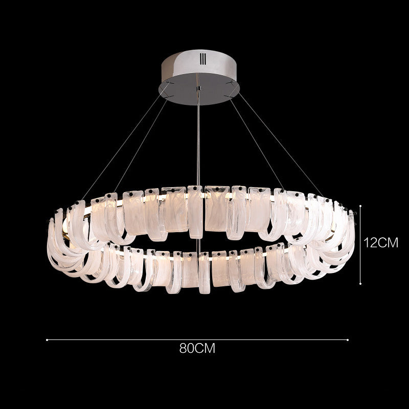 TORKILD Ring Chandelier by Lampadom - scale reference