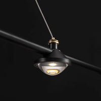 TORRES Linear Chandelier by Lampadom - angle view