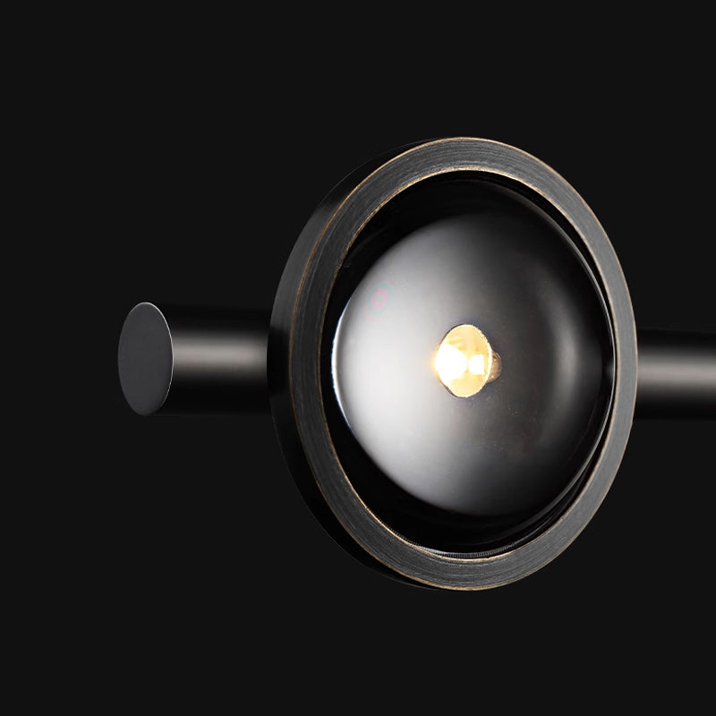 TORRES Linear Chandelier by Lampadom - side view