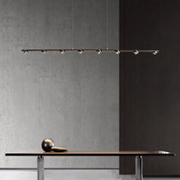 TORRES Linear Chandelier by Lampadom - scale reference