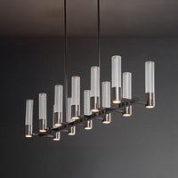 TORVALD Linear Chandelier by Lampadom - top view