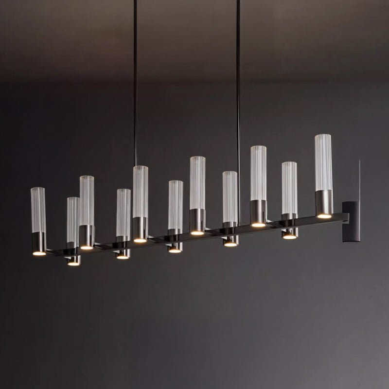TORVALD Linear Chandelier by Lampadom - scale reference