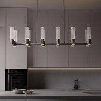 TORVALD Linear Chandelier by Lampadom - detail view
