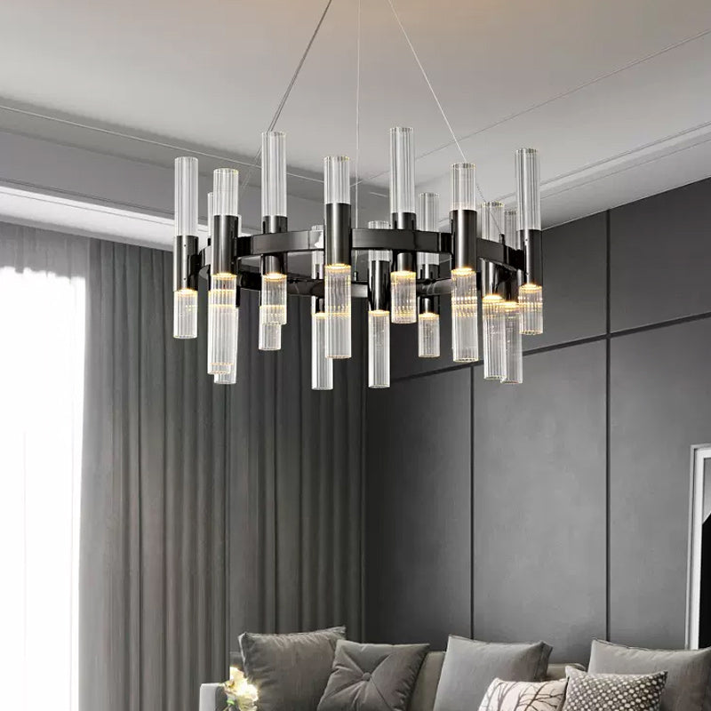 TORVALD Ring Chandelier by Lampadom - close-up