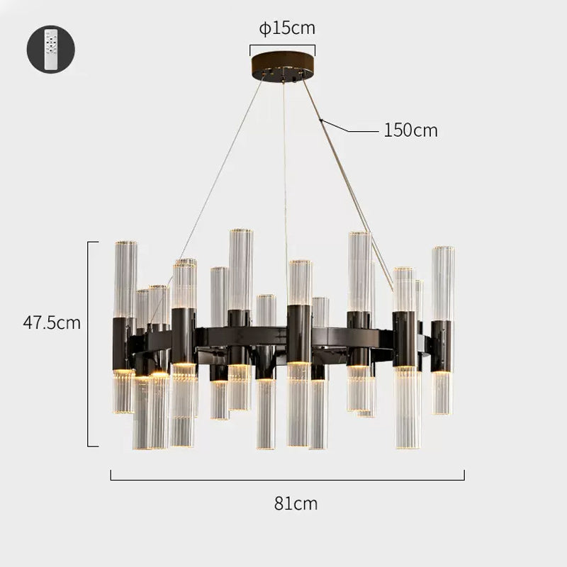 TORVALD Ring Chandelier by Lampadom - angle view