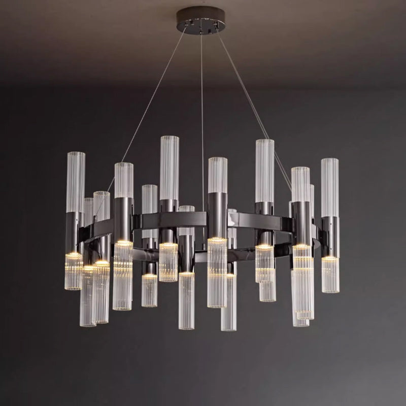 TORVALD Ring Chandelier by Lampadom - top view