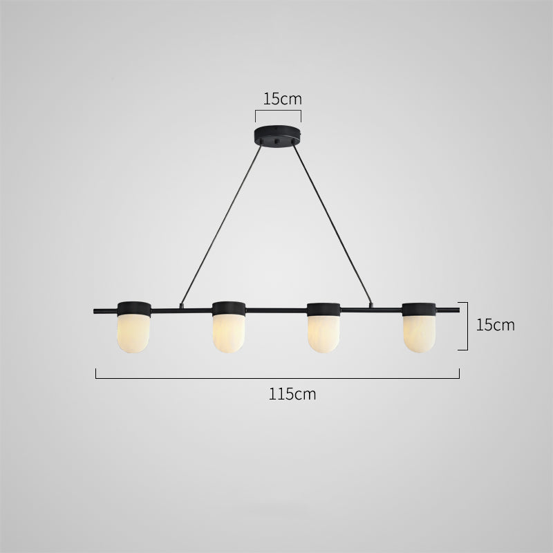 TORVILL Linear Chandelier by Lampadom - close-up