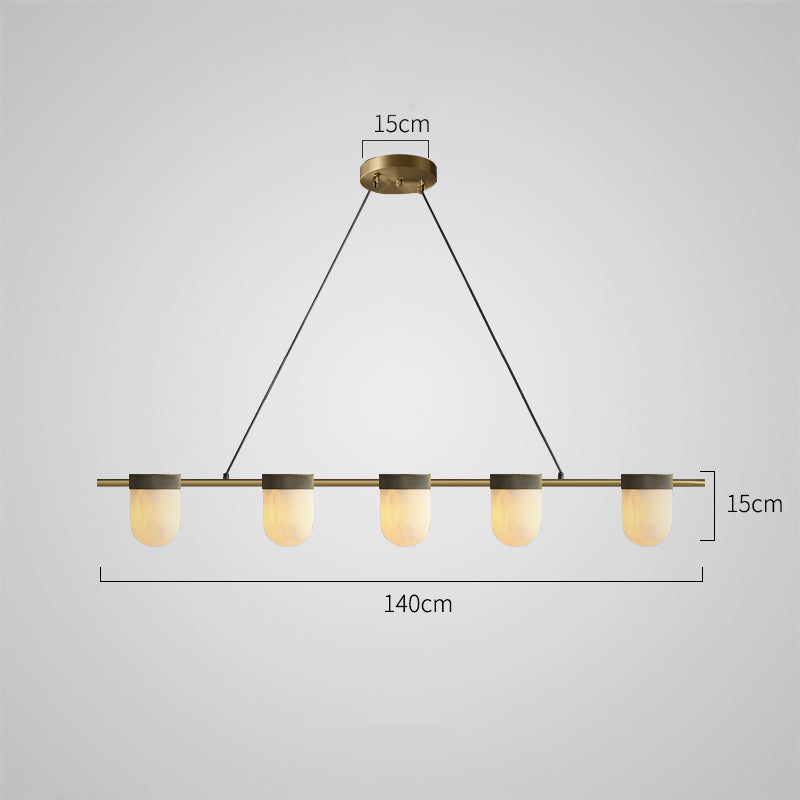 TORVILL Linear Chandelier by Lampadom - ambient shot