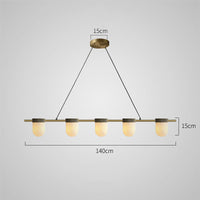 TORVILL Linear Chandelier by Lampadom - ambient shot
