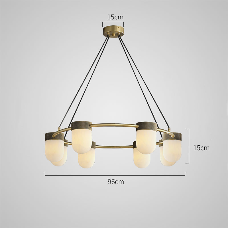 TORVILL Ring Chandelier by Lampadom - ambient shot
