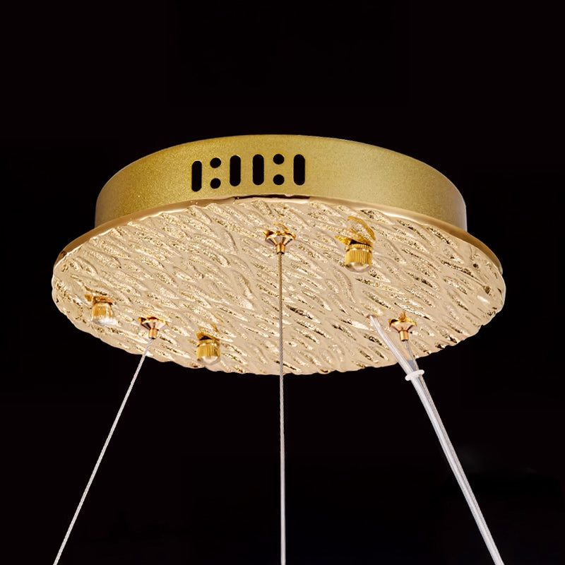 TOTTI B Ring Chandelier by Lampadom - close-up