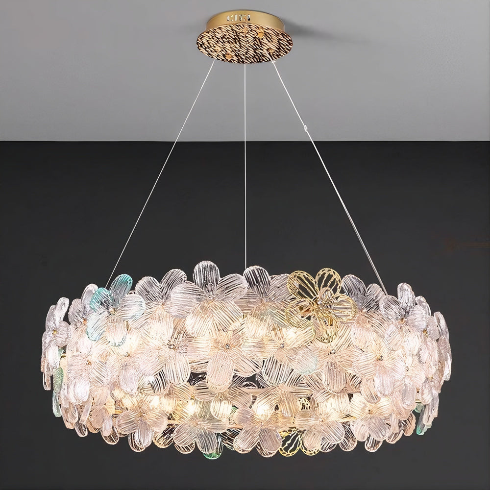 TOTTI B Ring Chandelier by Lampadom - scale reference