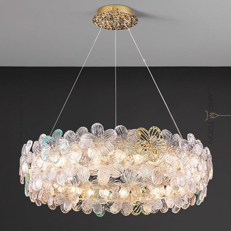 TOTTI B Ring Chandelier by Lampadom - angle view