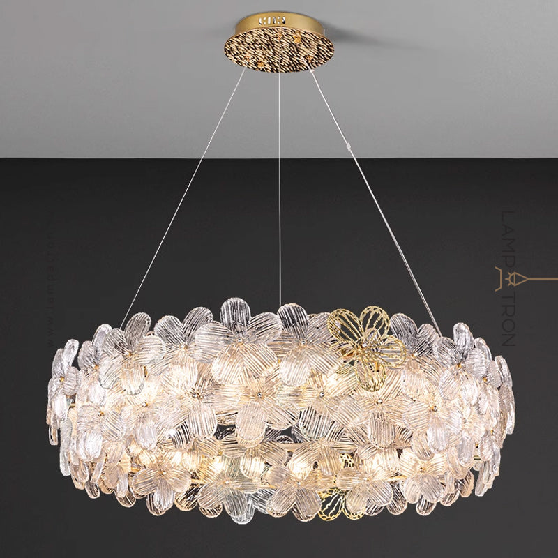 TOTTI B Ring Chandelier by Lampadom - side view