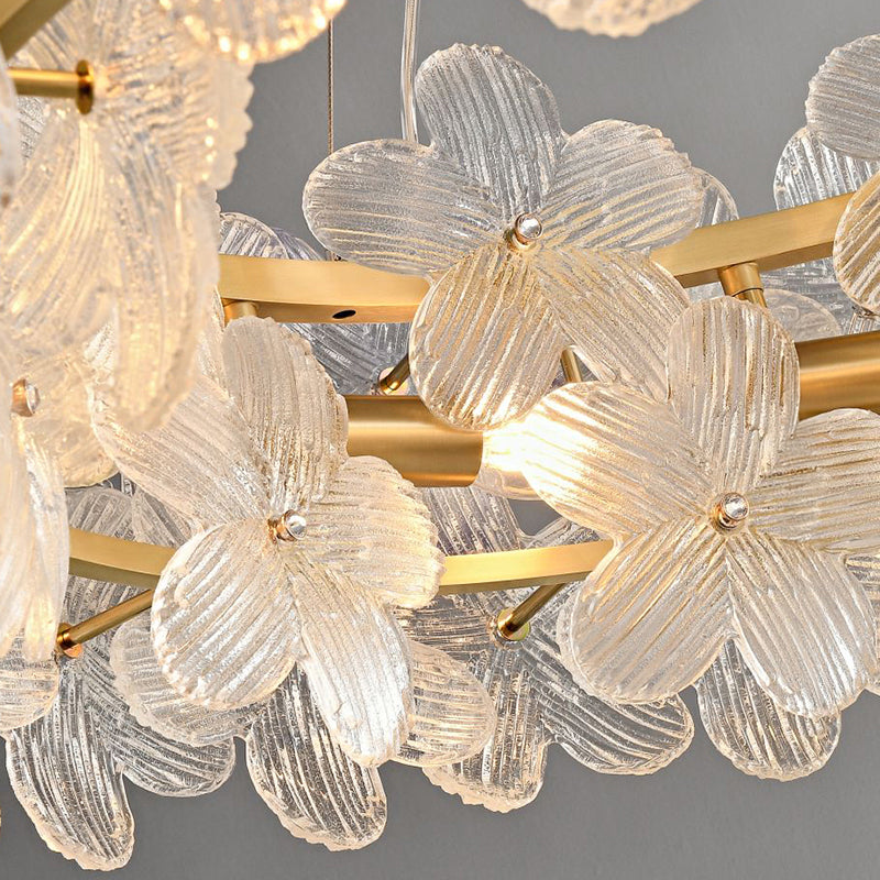 TOTTI LUX Ring Chandelier by Lampadom - side view