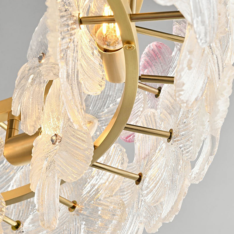 TOTTI LUX Ring Chandelier by Lampadom - close-up