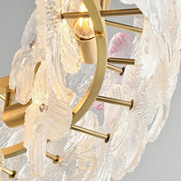 TOTTI LUX Ring Chandelier by Lampadom - close-up