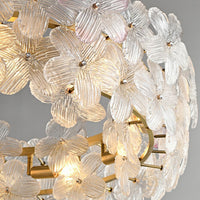 TOTTI LUX Ring Chandelier by Lampadom - angle view