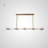 TRACY Linear Chandelier by Lampadom - top view