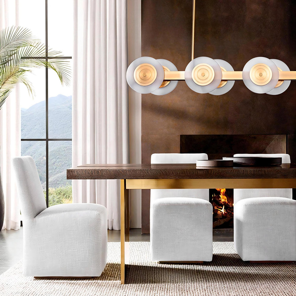 TRACY Linear Chandelier by Lampadom - detail view