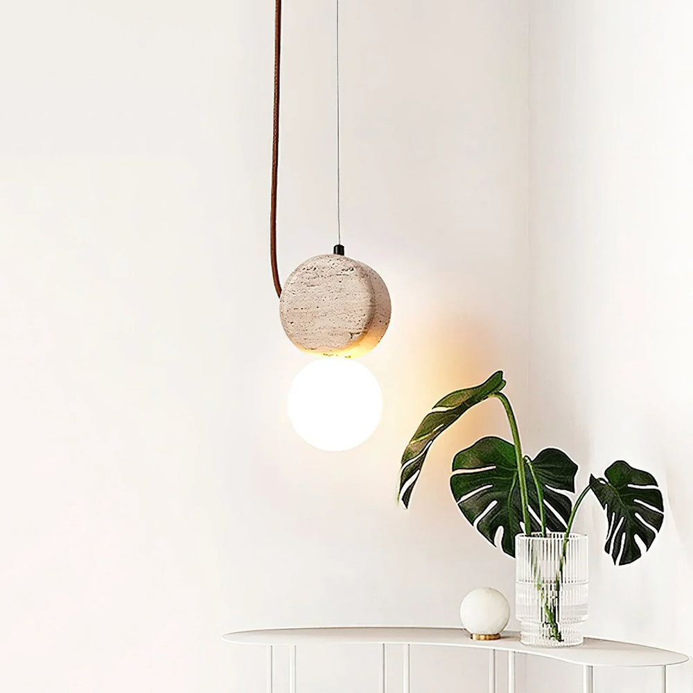 Travertine Tranquil Pendant Lamp