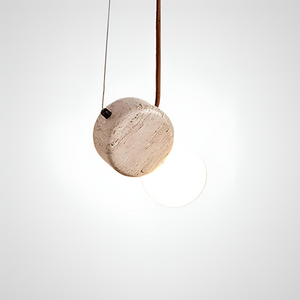 Travertine Tranquil Pendant Lamp by Lampadom