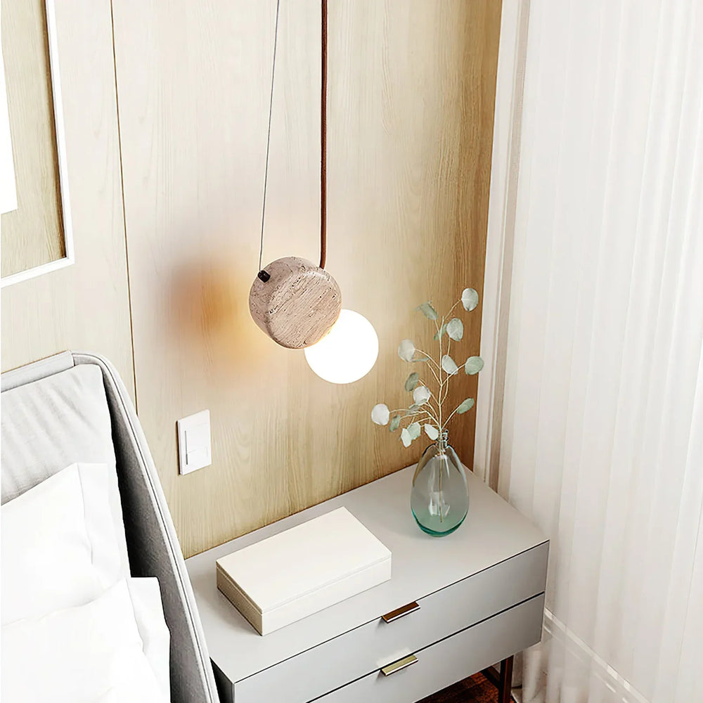 Travertine Tranquil Pendant Lamp