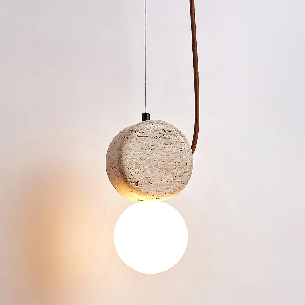 Travertine Tranquil Pendant Lamp